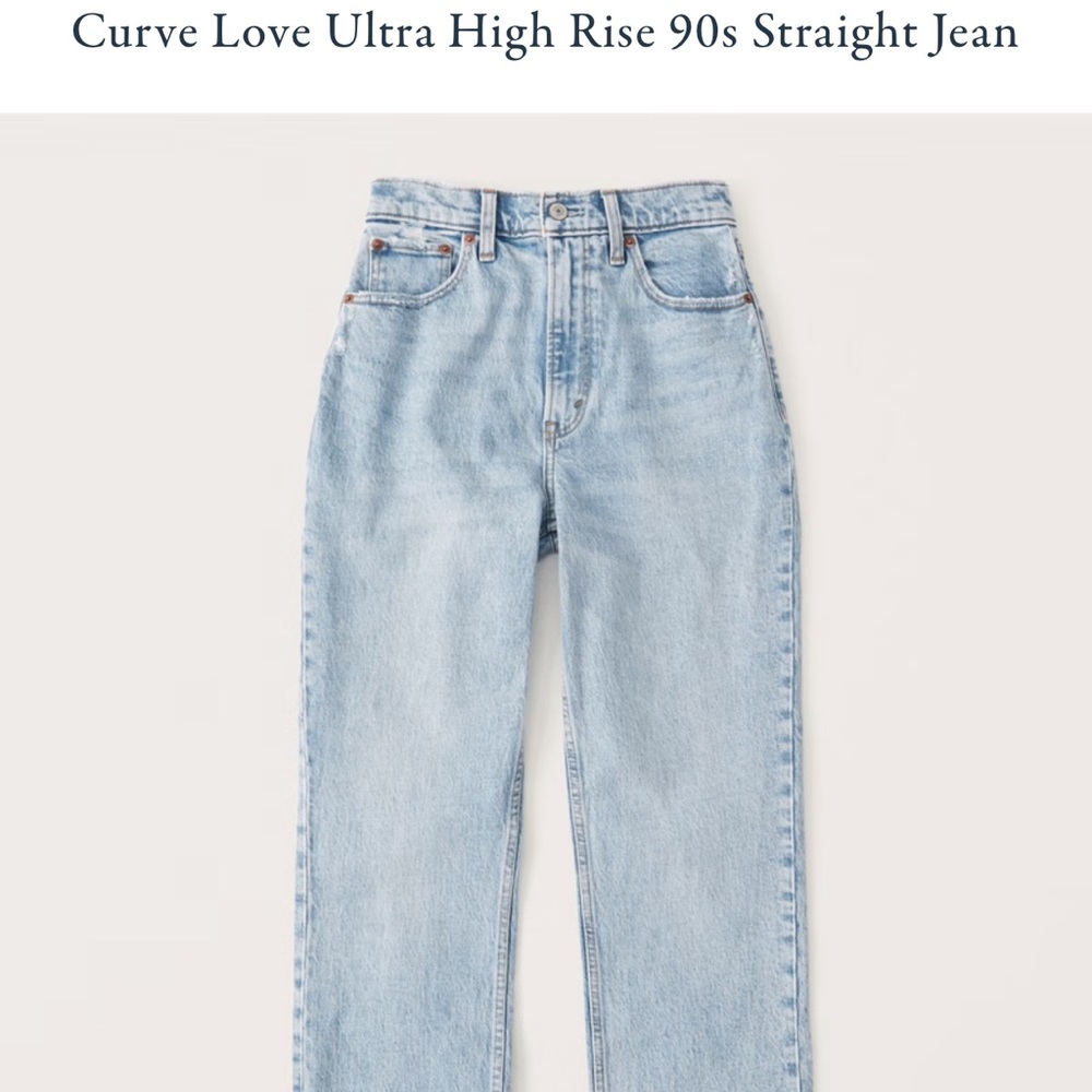 Size 29 curve love jeans from Abercrombie. Brand new tags on